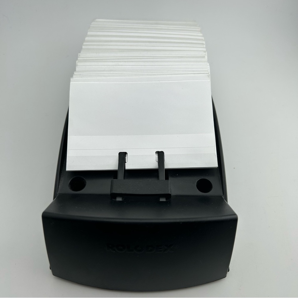 Vintage Rolodex VIP35C Business Card / Address File